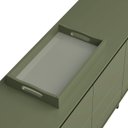 Ver imagem 3 de Buffet Serra do Mar 4 Portas com Bandeja Movel com Vidro Cor Menta - Artely
