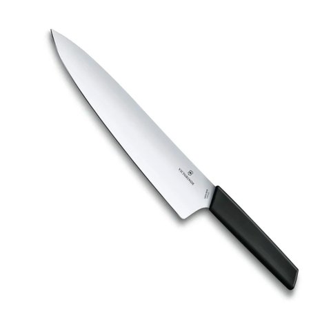 Faca Victorinox Swiss Modern - Lâmina Lisa - 25 Cm - Preta - 6.9013.25b