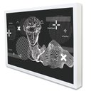Ver imagem 1 de Quadro Decorativo Caixa Grego Geométrico Arte Tacolado Moldura Caixa 3cm Madeira com Vidro 80 X 120c