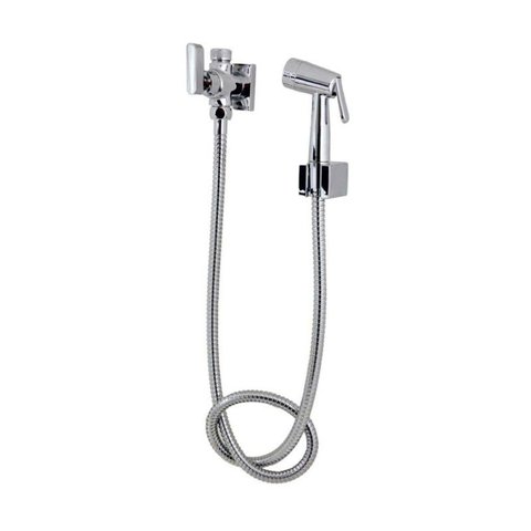 Ducha Higiênica Dom com Registro e Derivação Cromado - Perflex 10307410