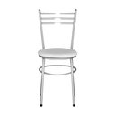Ver imagem 5 de Conjunto 4 Cadeiras Epoxi Cinza para Cozinha Cor:branco