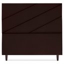 Ver imagem 5 de Cabeceira Casal 140 Cm com Frame Cristal Suede Marrom Artte