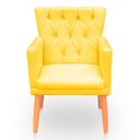 Ver imagem 1 de Poltrona Capitonê Clássica Confortável para Sala e Quarto Ana Suede