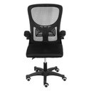 Ver imagem 2 de Cadeira Escritório Giratória Nr-17 Diretor Bogotá Or Design Tela Mesh Preta Base Rodízio Nylon