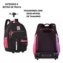 Ver imagem 4 de Mochila Escolar de Rodinhas Luluca Clio Style Lu24599 Preto