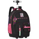 Ver imagem 1 de Mochila Escolar de Rodinhas Luluca Clio Style Lu24599 Preto