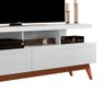 Rack para TV até 62 Polegadas Vivare Wood 1,60 Branco - Germai - 3