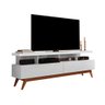 Rack para TV até 62 Polegadas Vivare Wood 1,60 Branco - Germai - 1
