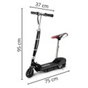 Ver imagem 2 de Patinete Elétrico 120w Dobrável com Assento e Kit de Proteção Motorizado 24v Preto Importway Bwpeak