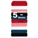 Ver imagem 5 de Kit 5 Toalhas de Banho Felpuda Macia 100% Algodão Atacado
