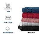 Ver imagem 3 de Kit 5 Toalhas de Banho Felpuda Macia 100% Algodão Atacado
