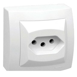 Tomada 20A sistema X branca bivolt Pial - 1