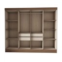 Ver imagem 5 de Guarda-roupa Casal Diplomata 8 Portas 4 Gavetas 100% Mdf - Panorama Móveis