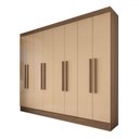 Ver imagem 3 de Guarda-roupa Casal Diplomata 8 Portas 4 Gavetas 100% Mdf - Panorama Móveis