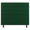 Ver imagem 2 de Cabeceira Cama Box Solteiro Malik 90cm Suede Verde - Desk Design