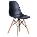Ver imagem 4 de Conjunto 2 Cadeiras Eames Eiffel Preta com pés de madeira