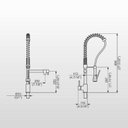 Ver imagem 3 de Misturador de Mesa para Cozinha Chef Monocomando Cromado - Perflex 10724710