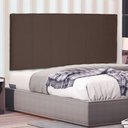 Ver imagem 2 de Cabeceira Painel Queen 1,60m Ravenna Suede Caramelo - Pallazio