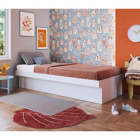 Cama Solteiro Box Baú Bogotá para Colchões 78x188 Cm Cb1080 Art In Móveis