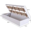 Ver imagem 3 de Cama Solteiro Box Baú Bogotá para Colchões 78x188 Cm Cb1080 Art In Móveis