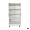 Armário Organizador Multiuso Sapateira Slim 2 Portas Branco - 7