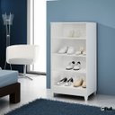 Ver mais imagens de Armário Organizador Multiuso Sapateira Slim 2 Portas Branco