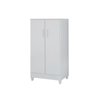 Armário Organizador Multiuso Sapateira Slim 2 Portas Branco - 2