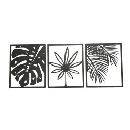 Quadro Grande Folhas Vazado Decorativo Parede Sala Quarto - 5
