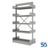 Estante Biblioteca de Centro com 10 Bandejas - 2,00x0,92x0,58m - Sa - 13123 - 2