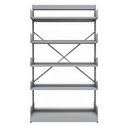 Ver imagem 3 de Estante Biblioteca de Centro com 10 Bandejas - 2,00x0,92x0,58m - Sa - 13123