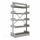 Ver imagem 1 de Estante Biblioteca de Centro com 10 Bandejas - 2,00x0,92x0,58m - Sa - 13123