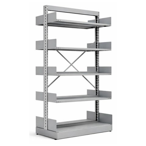 Estante Biblioteca de Centro com 10 Bandejas - 2,00x0,92x0,58m - Sa - 13123
