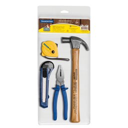 Kit de Ferramentas Tramontina com Martelo Estilete Alicate e Trena 4 Peças Tramontina - 5