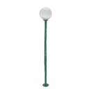 Ver imagem 1 de Poste de Jardim com Globo de Vidro Transparente 15x28 de 2,00m P18 em Aço Verde