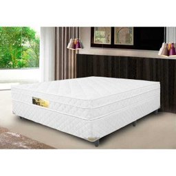 Cama Box Casal + Colchão de Molas Ensacadas com Pillow Revolution (138x188x62) - Branco - 3 Cama Box Casal + Colchão de Molas Ensacadas com Pillow Revolution (138x188x62) - Branco - 3