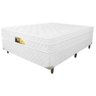 Cama Box Casal + Colchão de Molas Ensacadas com Pillow Revolution (138x188x62) - Branco - 1