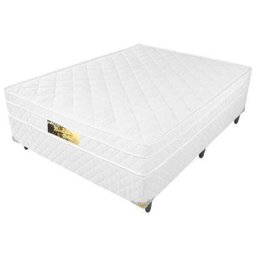 Cama Box Casal + Colchão de Molas Ensacadas com Pillow Revolution (138x188x62) - Branco - 2 Cama Box Casal + Colchão de Molas Ensacadas com Pillow Revolution (138x188x62) - Branco - 2