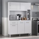 Ver imagem 2 de Armario Cozinha Ceara com 5 Portas Branco