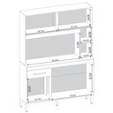 Ver imagem 4 de Armario Cozinha Ceara com 5 Portas Branco