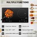 Ver imagem 3 de Duxtop Cooktop de Indução Portátil 1800w com 2 Queimadores (preto)