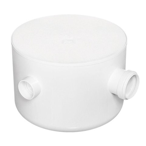Caixa de Gordura Redonda com Tampa 250x172x50mm Material Resistente Uso Diário Herc