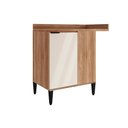 Ver imagem 1 de Gabinete de Cozinha Modulado Balcão Alpha 2508 Canto Reto com 1 Porta com Tampo 94cm Freijó Off