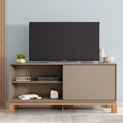 Rack Bancada Tv para Sala de Estar 136cm Visari C01 - D’Rossi