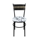 Ver imagem 3 de 2 Cadeiras Pretas para Cozinha Viena Cappuccino Premium:Floral Branco