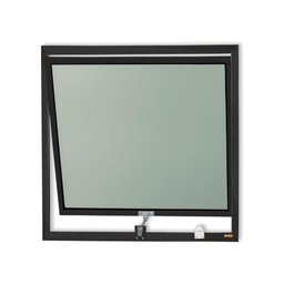 Janela Maxim ar de alumínio classic preto - 60x60 - 1