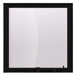 Janela Maxim ar de alumínio classic preto - 60x60 - 2