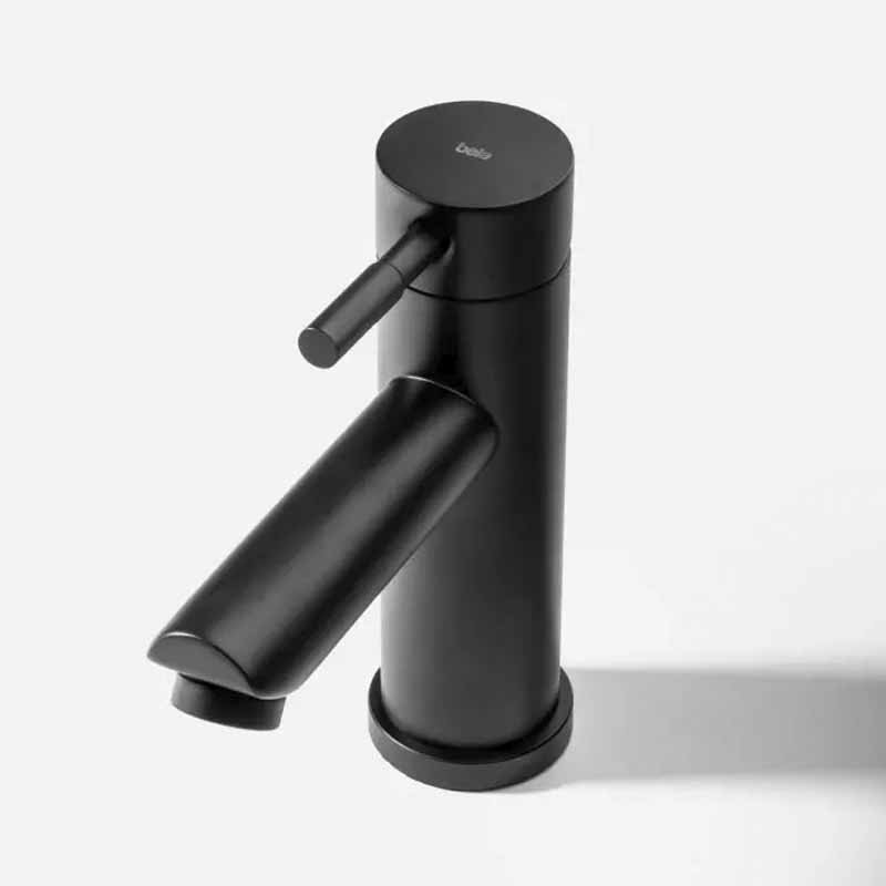 Torneira Monocomando Baixa para Banheiro Inox Lis Preta - 6