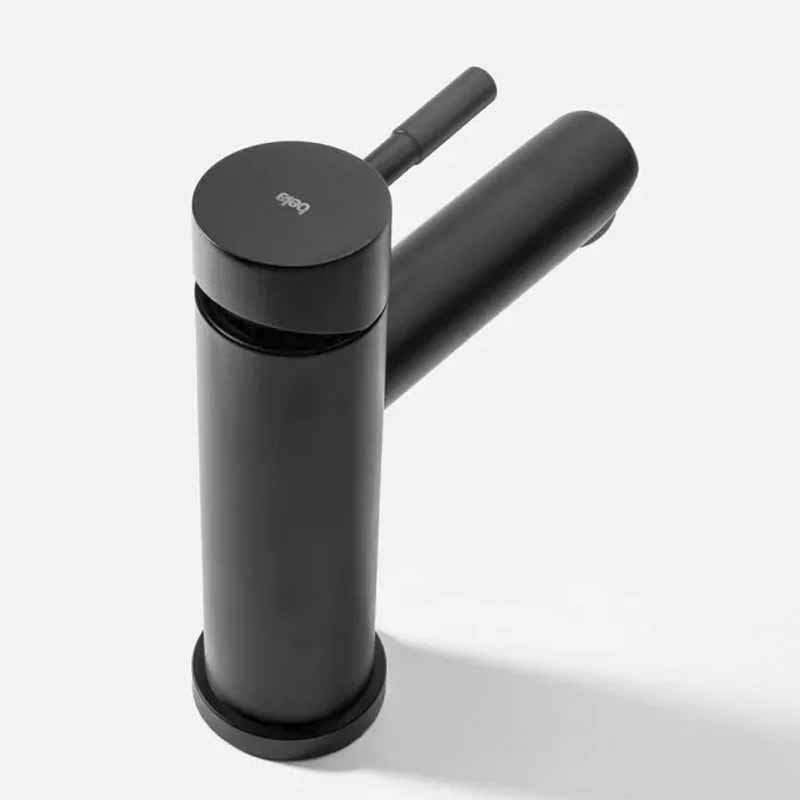 Torneira Monocomando Baixa para Banheiro Inox Lis Preta - 9