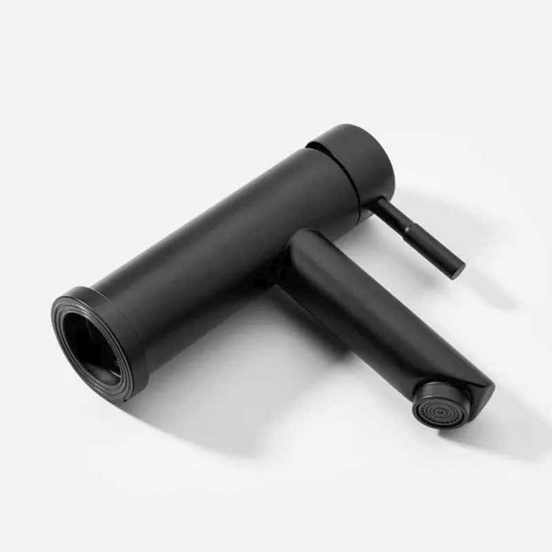 Torneira Monocomando Baixa para Banheiro Inox Lis Preta - 8