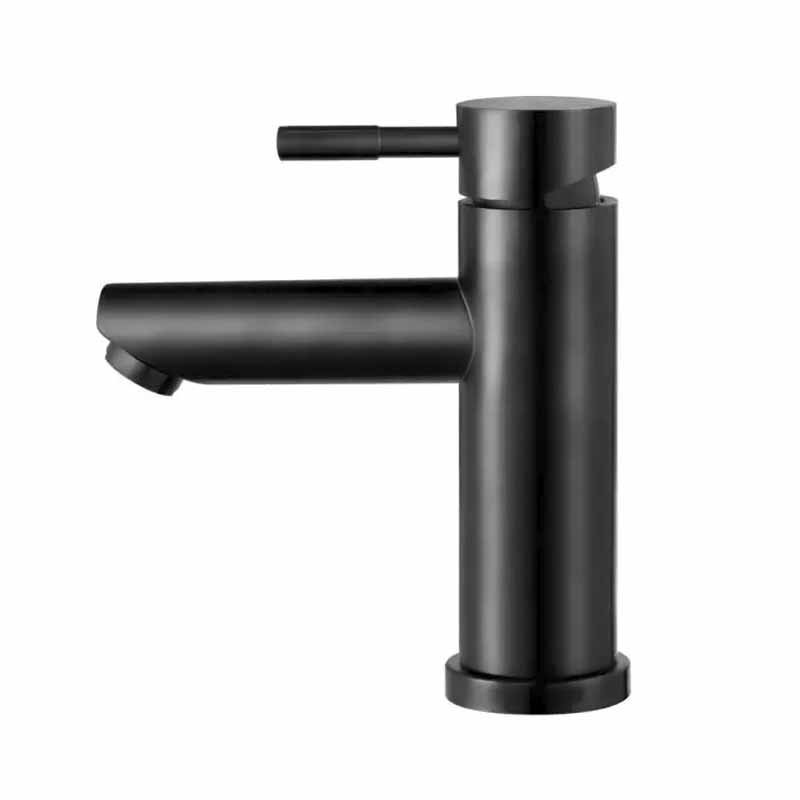 Torneira Monocomando Baixa para Banheiro Inox Lis Preta - 3
